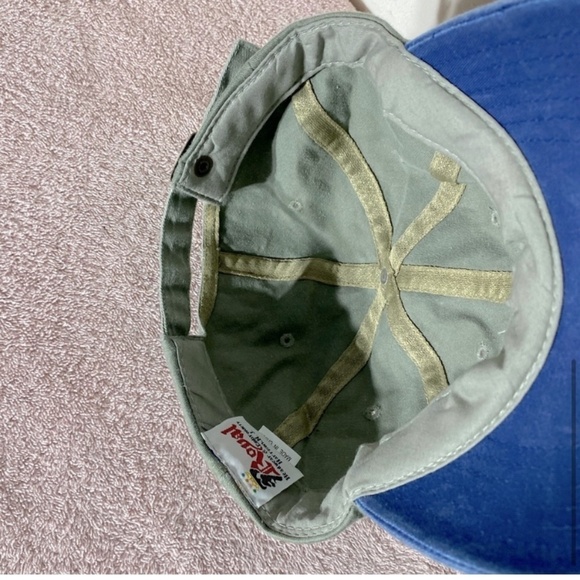 Vintage 90s Blue Grey South Padre Island Texas Embroidered Logo Hat - Picture 9 of 12